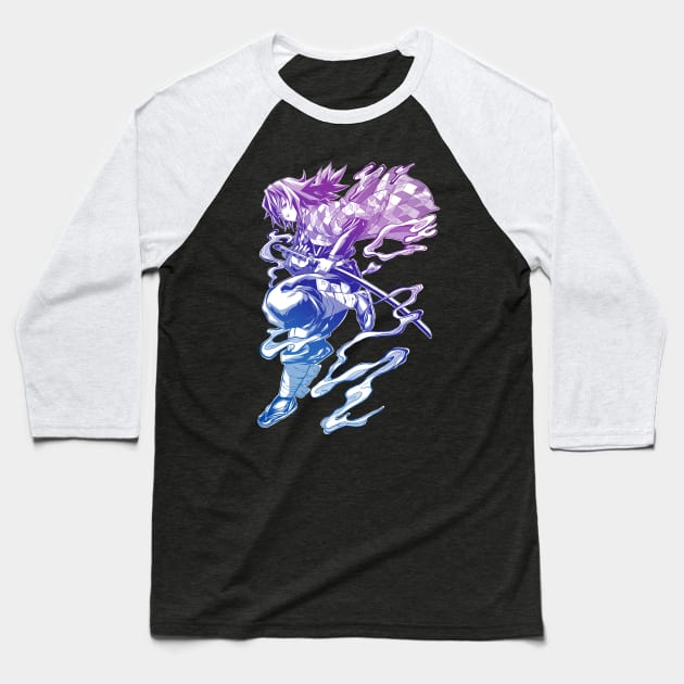 Tomioka Giyuu - Demon slayer Baseball T-Shirt by q10mark